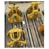 (3) 6 Ton Beam Trollies
