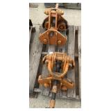 (2) General Clamp 6 Ton Beam Trollies B2