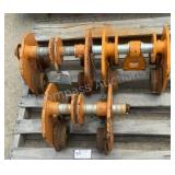 (3) Harrington 5 Ton Beam Trollies