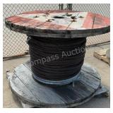 Spool of 1" Braided Steel Cable
