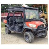 2017 Kubota RTV-X1140 Diesel 4x4 UTV INOP