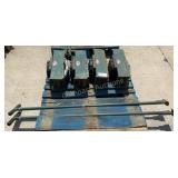 (4) Hillman 50 Ton Machinery Movers