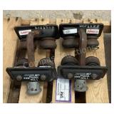 (2) CM 1 Ton Beam Trollies