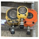 (3) Assorted Pancake Hydraulic Rams