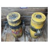(2) Enerpac 100 Ton Hydraulic Rams