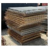 (approx 32) Assorted Metal Wire Decking