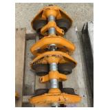 (2) Harrington 2 Ton Beam Trollies