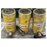 (3) Enerpac 50 Ton Hydraulic Rams