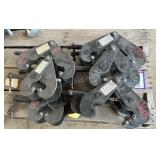 (10) CM 2 Ton Beam Clamps