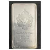 10 Troy oz. Scottsdale Silver Bar