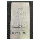 Asahi 10oz Silver Bar