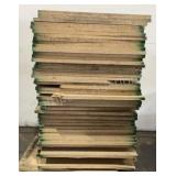 (53) 34'X34'X1' Vitrigraph Base Boards