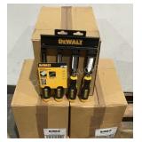 (3) DeWalt 8ct 4pc Chisel Sets DWHT16063