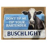 (2) Metal Signs