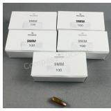 (250) Rnds Reloaded 9mm Ammo