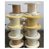 (14) 20"x12" Hard Plastic Spools