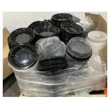 (Approx 200) 10"x3-1/2" Fluted Domes w/ Pie Bases
