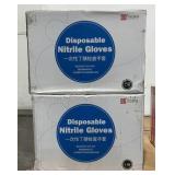 (2) ZZ 1000ct XL Nitrile Exam Gloves