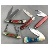 (5) Assorted Folding Knives