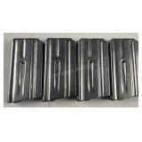 (4) 20 Round Metal AR Magazines