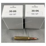(40) Rnds Reloaded 30-06 180g SP