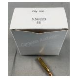 (100) Rnds Reloaded 5.56 55g FMJ