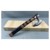 Hatchet with Leather Wrap Handle