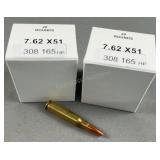 (40) Rnds Reloaded 7.62x51 Ammo