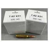 (40) Rnds Reloaded 7.62x51 Ammo