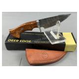 Fixed blade knife and sheath