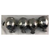 (4) Medium CBRN & Riot Control Gas Masks