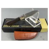 Double Edged Fixed Blade Knife w/sheath