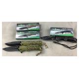 (3) Tac Xtreme Folding Knives