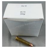 (40) Rnds Reloaded 45-70 GOV'T Ammo