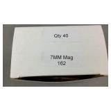 (40) Rnds Reloaded 7mm RemMag 162g SP