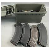 *SEIZURE* Assorted AK Mags & Ammo In Can