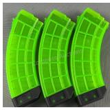 (3) US Palm AK Pattern 30 Round Magazines