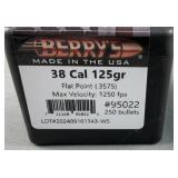 Berry's Bullets 38 Cal 125g FP Projectiles
