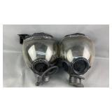 (2) Small CBRN & Riot Control Gas Masks