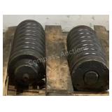 (2) Excavator Track Tensioners