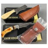 (2) Custom Fantasy Knives; 6.8" & 6.75"