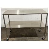 Lakeside Rolling Stainless Steel Table
