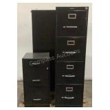 (3) Assorted Filing Cabinets