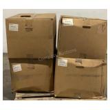 (4) Aramsco 50LB Boxes of Wiping Bags 57086