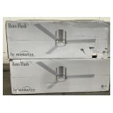 (2) MinkaAire 52" LED Ceiling Fans