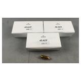 (150) Rnds Reloaded .45 ACP 230g HP