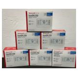 (6) Honeywell Home Programmable Thermostats Focus