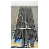 (60) 1'x10' Steel Pipes