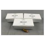 (150) Rnds Reloaded 380 100g FMJ