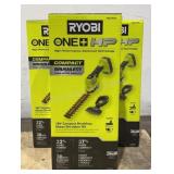 (3) Ryobi 18V Shear/Shrubber Kits PBLSH01K